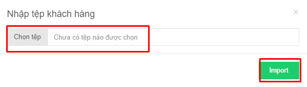 Upload Customer Data