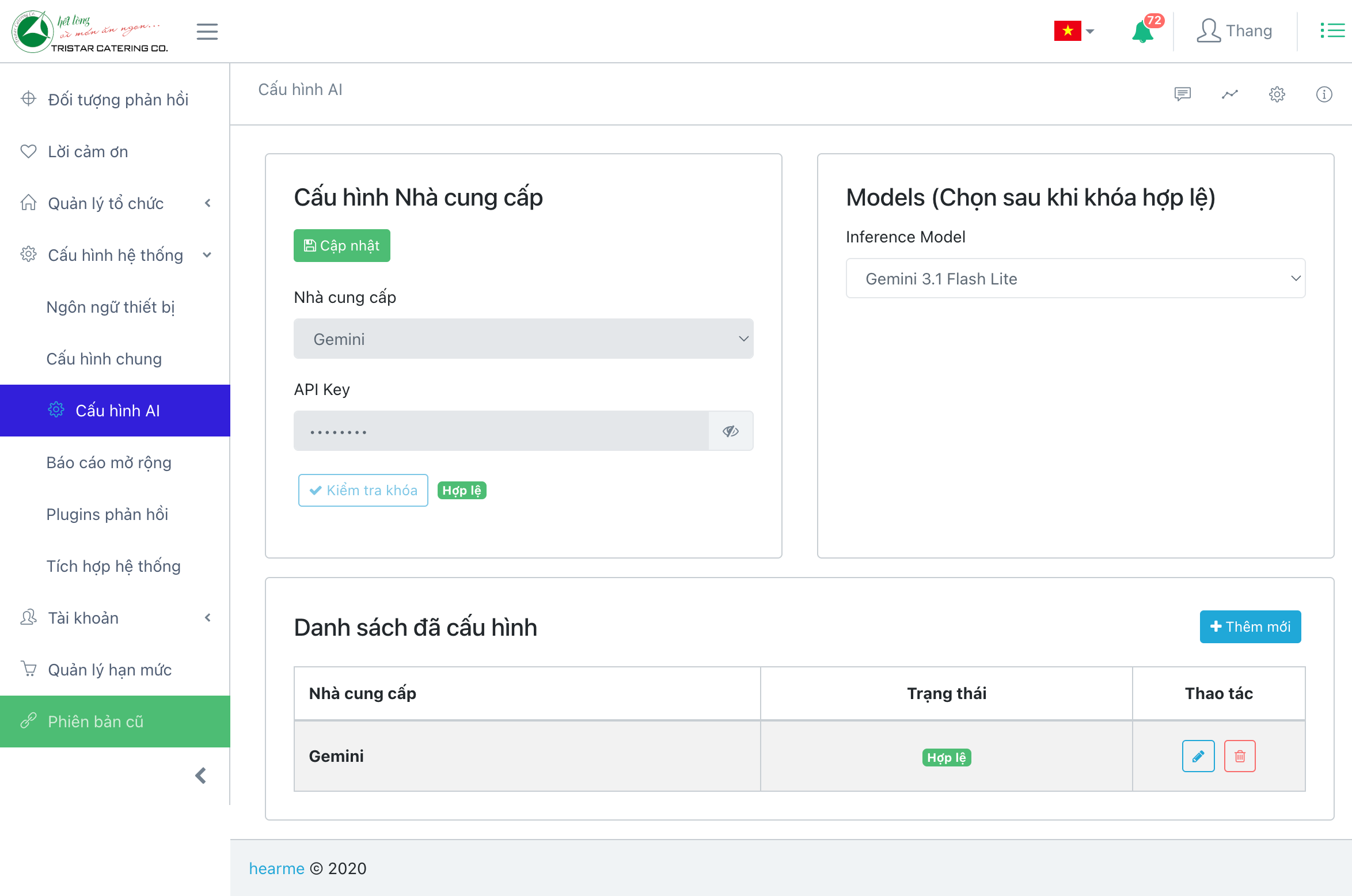 Cấu hình LLM